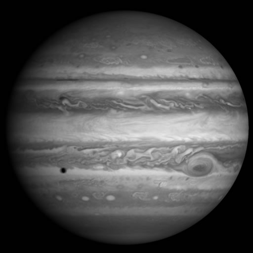 Jupiter through Blue Filter