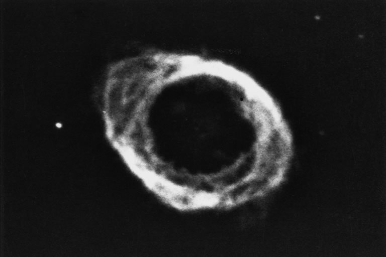 Ring Nebula through Red Filter