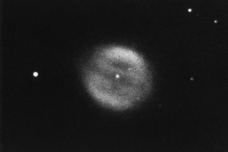 Ring Nebula through Blue Filter