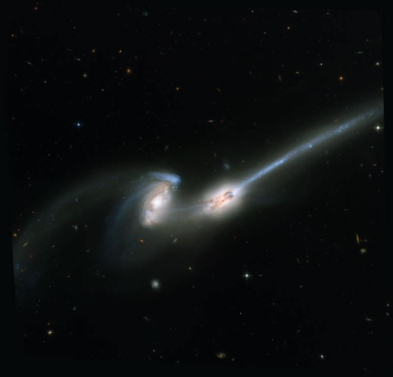 NGC 4676, “The Mice” near Coma Berenices (Colliding Galaxies)