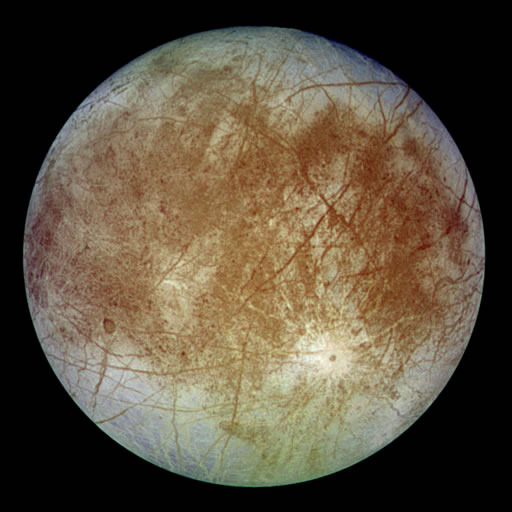 Global Europa in Color (NASA Galileo mission)