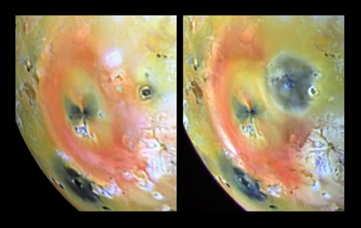 Arizona-sized Io Eruption (NASA Galileo mission)