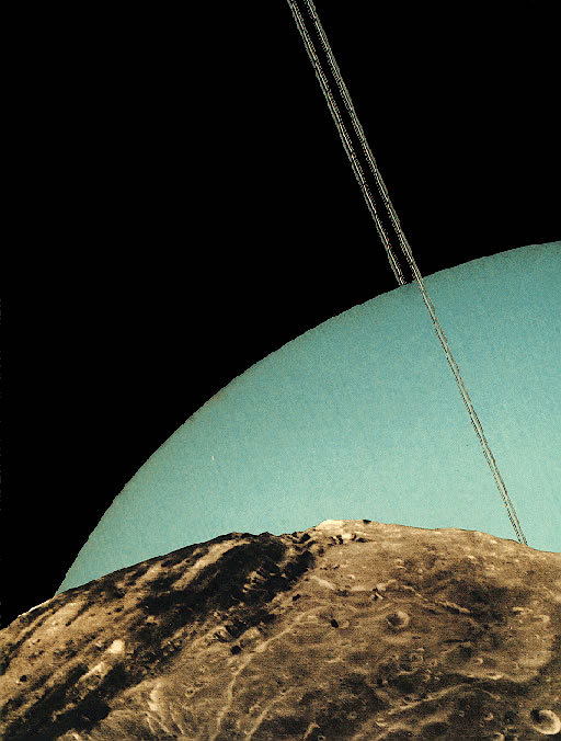 Uranus Collage (NASA Voyager 2 mission)