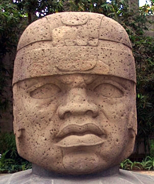 Olmec Stone Head